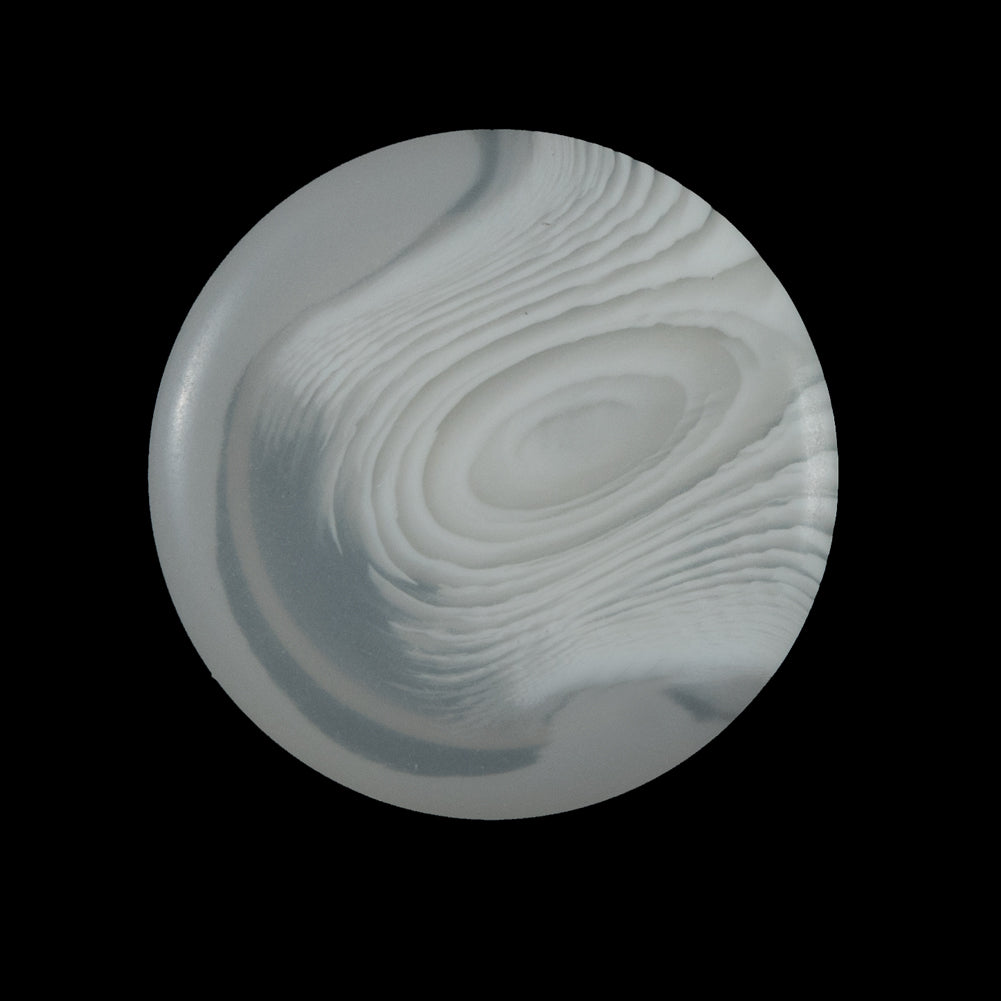 White Translucent Shank-Back Button - 44L/28mm White Translucent Shank-Back Button - 44L/28mm