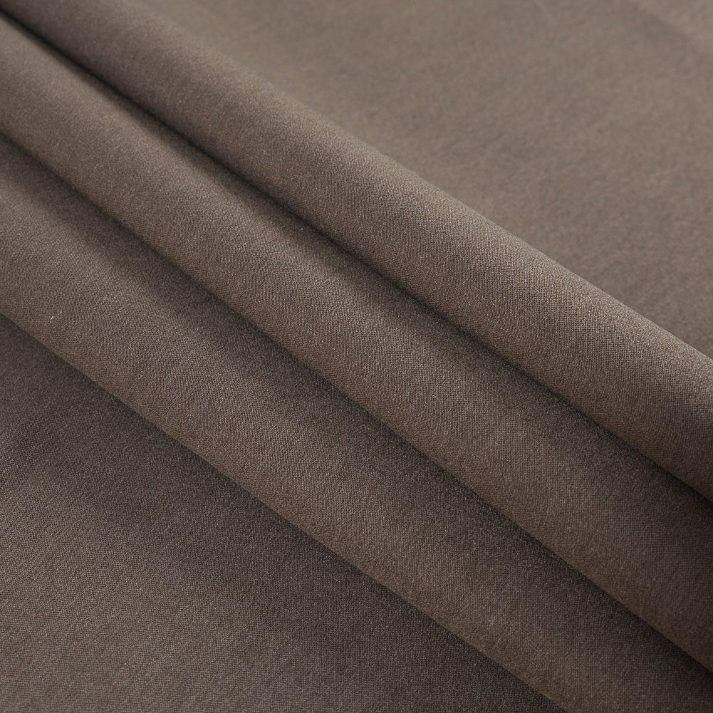 Taupe Stretch Rayon Twill - Folded Taupe Stretch Rayon Twill - Folded