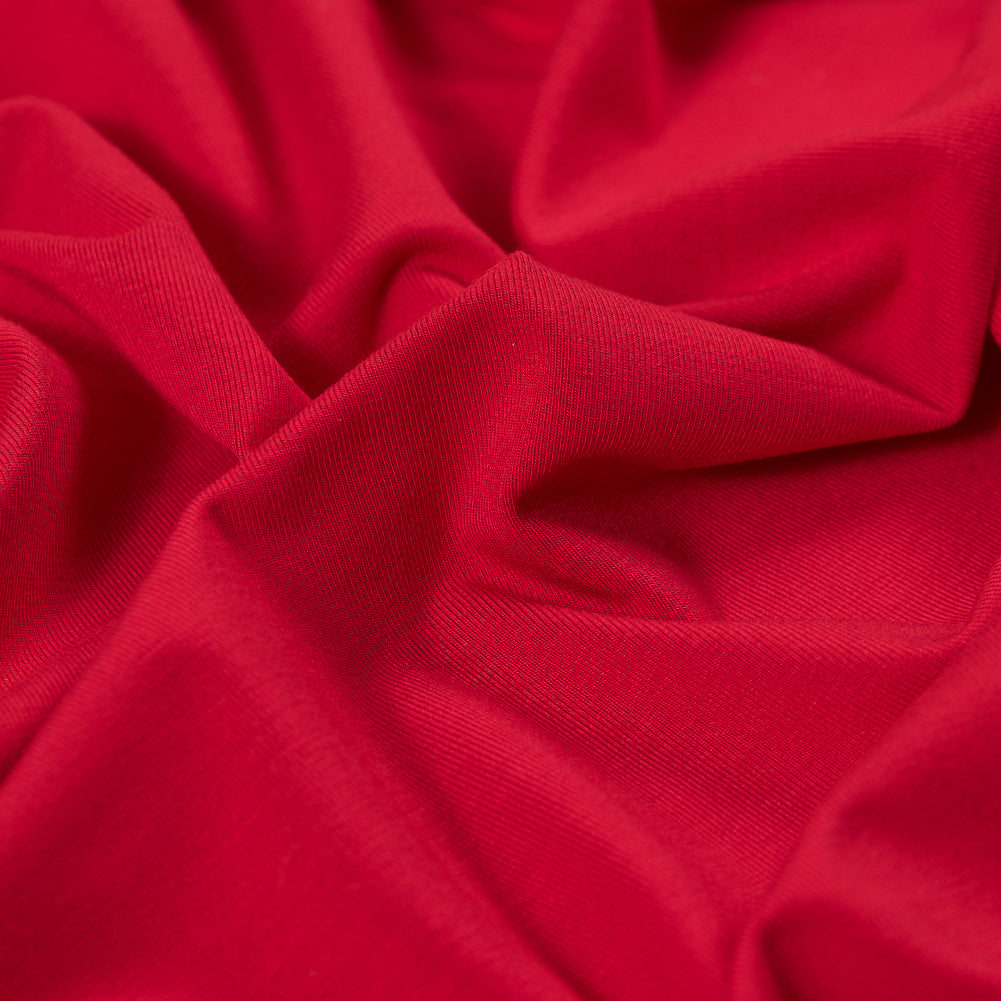 Stretch Bamboo Jersey - Red - Willow Collection