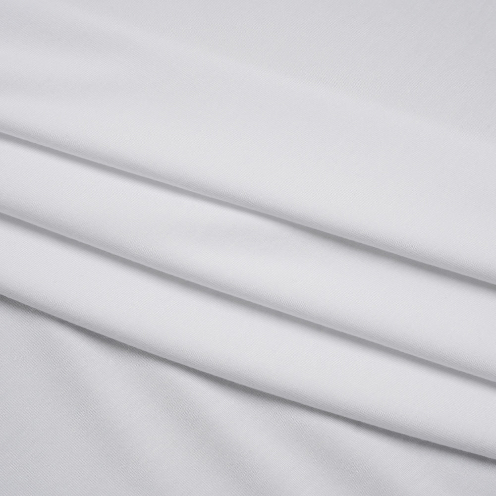 Stretch Bamboo Jersey - White - Willow Collection Stretch Bamboo Jersey - White - Willow Collection