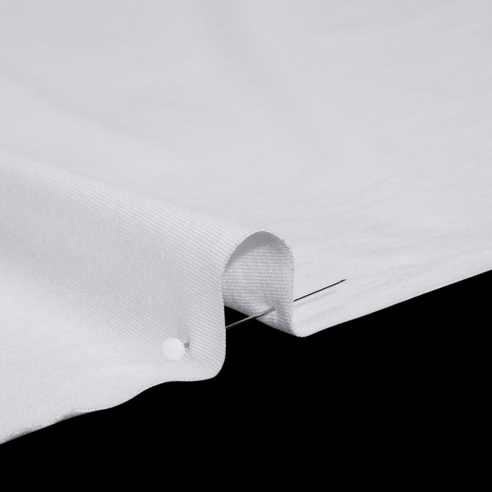 Stretch Bamboo Jersey - White - Willow Collection Stretch Bamboo Jersey - White - Willow Collection