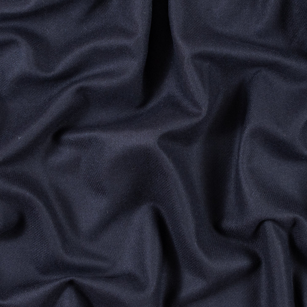 Dark Navy Ultra Soft Wool Twill Dark Navy Ultra Soft Wool Twill