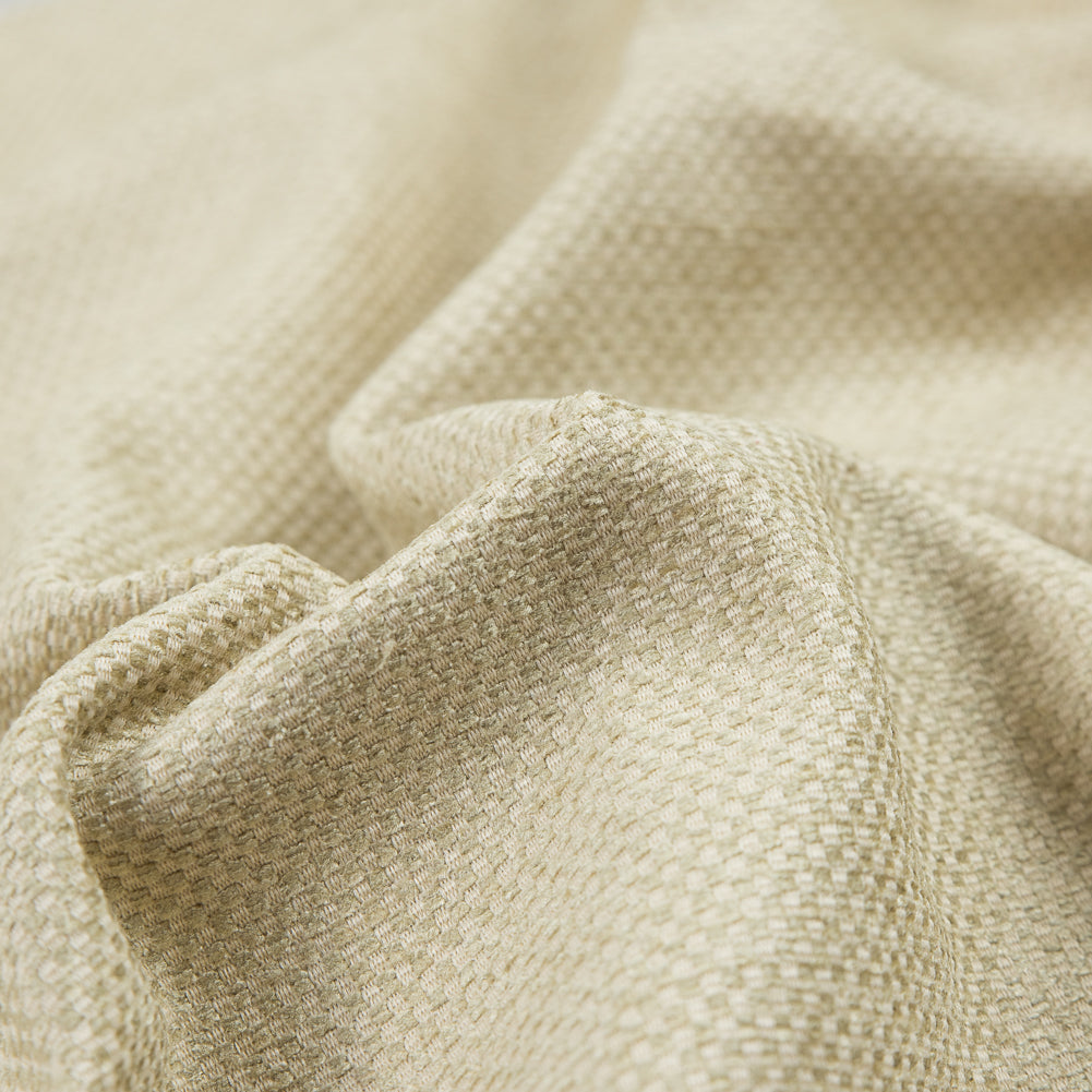 Frozen Dew and Green Haze Basketwoven Chenille Mix - Detail Frozen Dew and Green Haze Basketwoven Chenille Mix - Detail