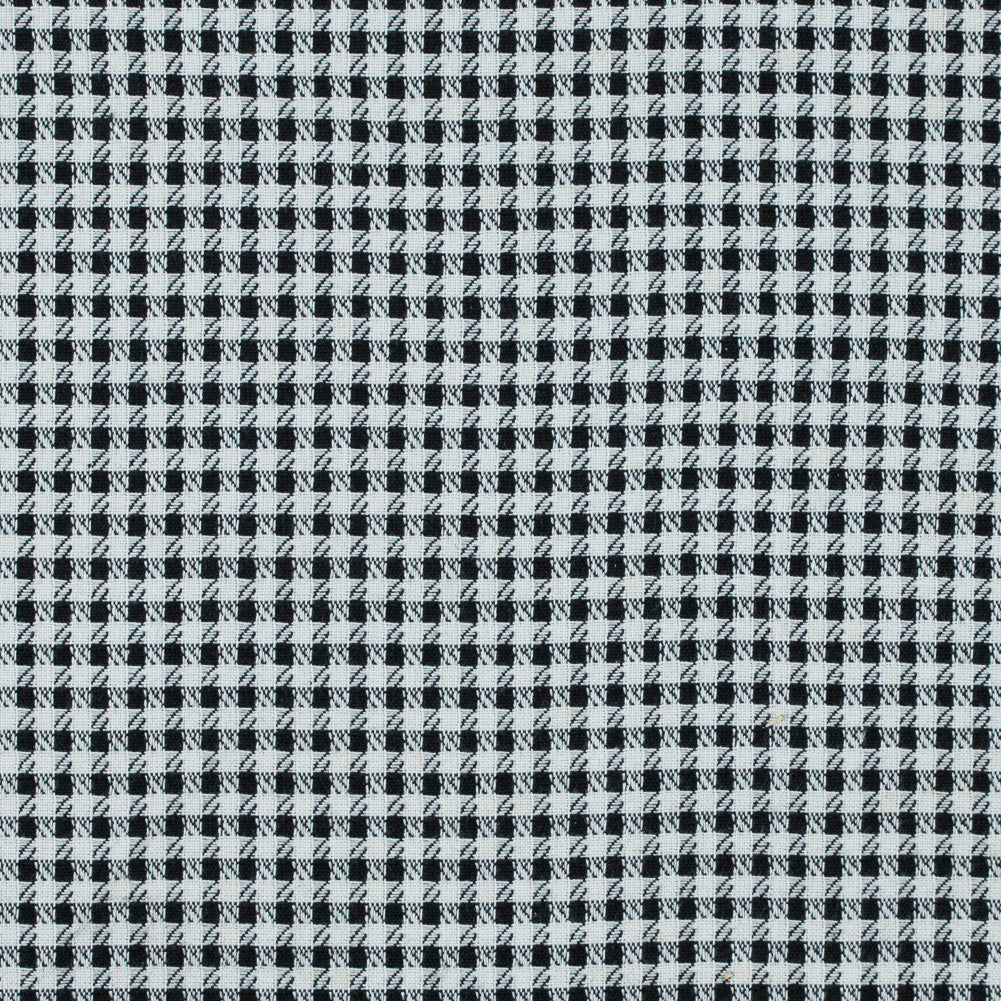 Black and White Double Faced Woven Cotton Blend Black and White Double Faced Woven Cotton Blend