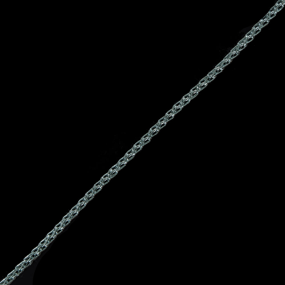 Metallic Glacier Blue Crochet Chain - 0.125 Metallic Glacier Blue Crochet Chain - 0.125
