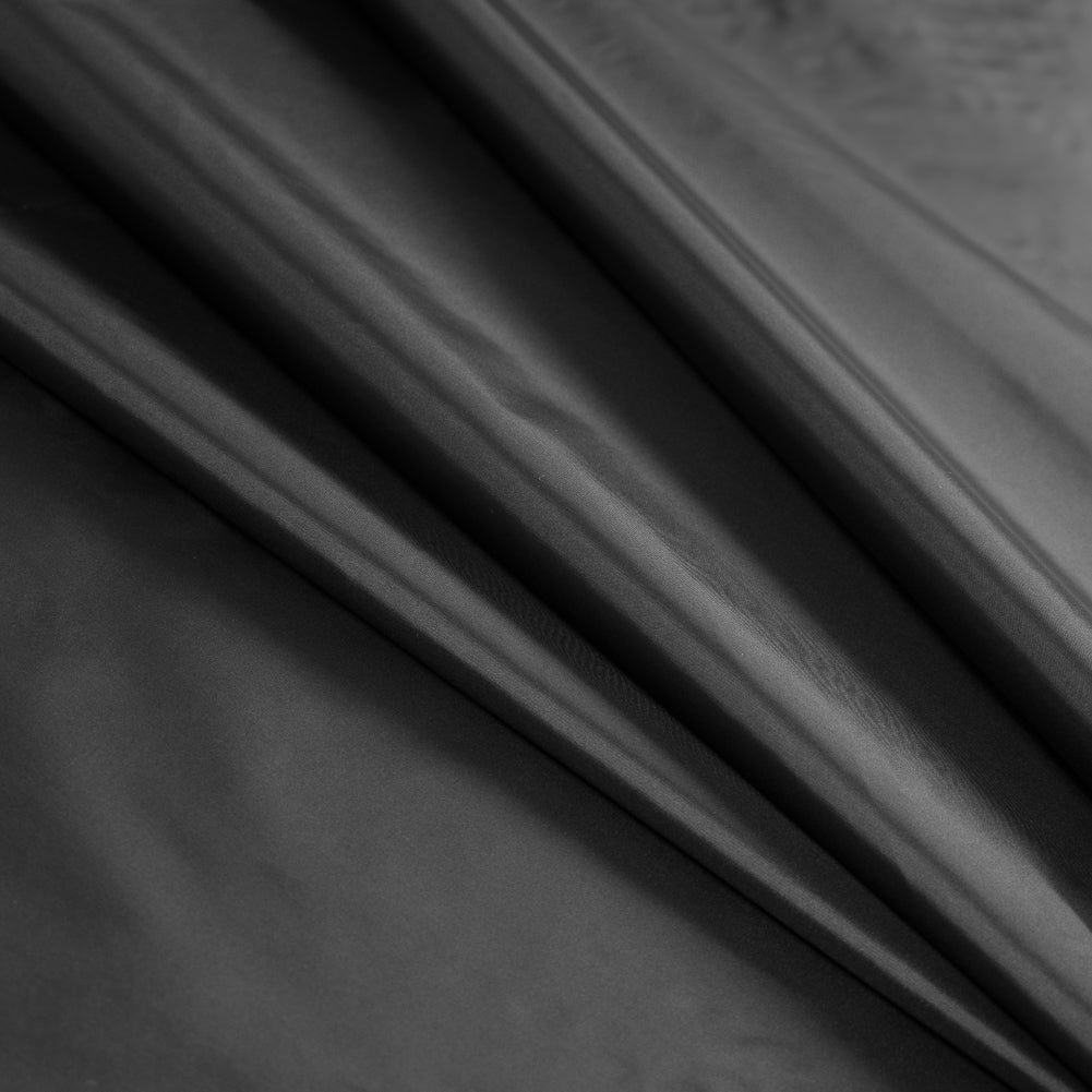 Black Nylon with P/D Cire Finishing - 20D*20D Folded Black Nylon with P/D Cire Finishing - 20D*20D Folded