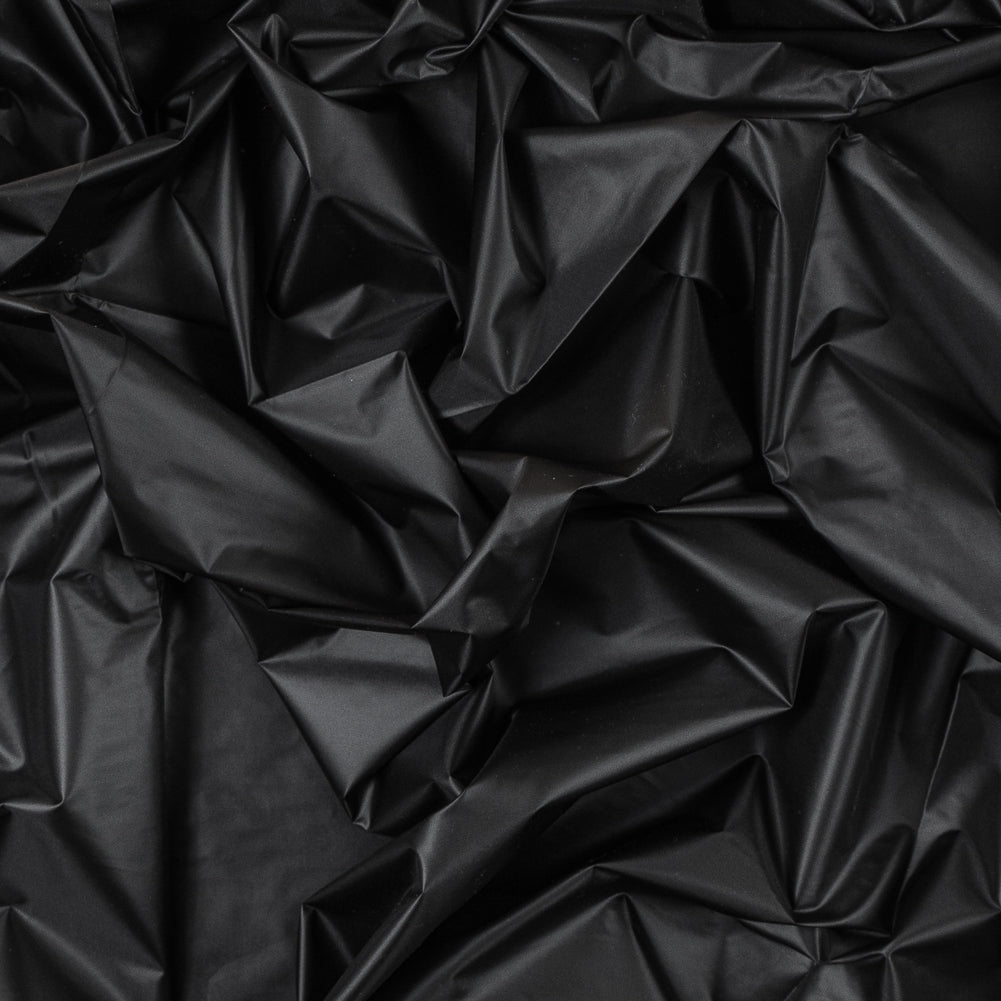 Black Nylon with P/D Cire Finishing - 20D*20D Black Nylon with P/D Cire Finishing - 20D*20D