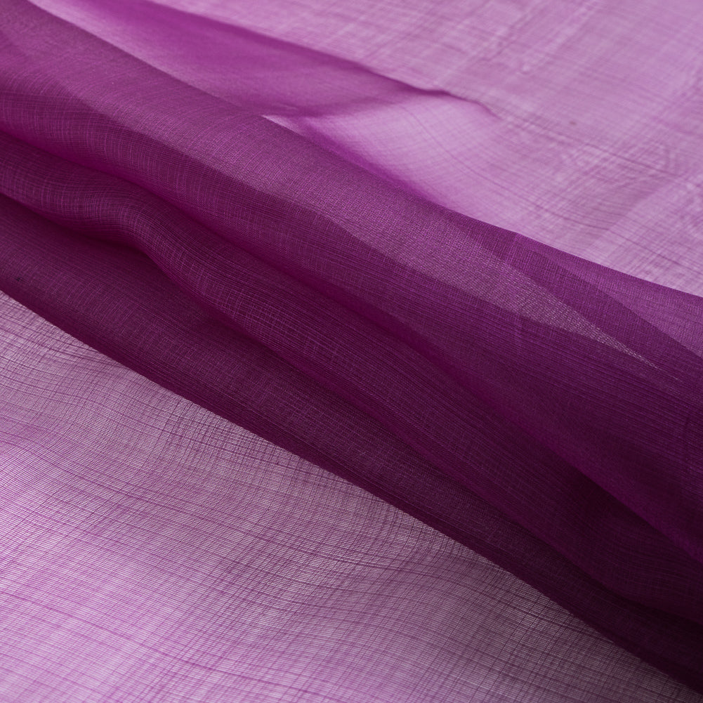 Purple Magic Loosely Constructed Silk Organza - Folded Purple Magic Loosely Constructed Silk Organza - Folded