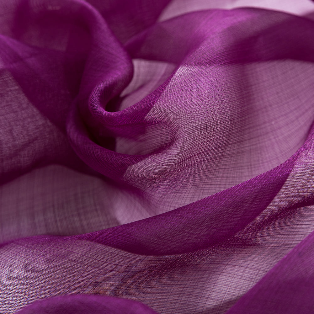 Purple Magic Loosely Constructed Silk Organza - Detail Purple Magic Loosely Constructed Silk Organza - Detail