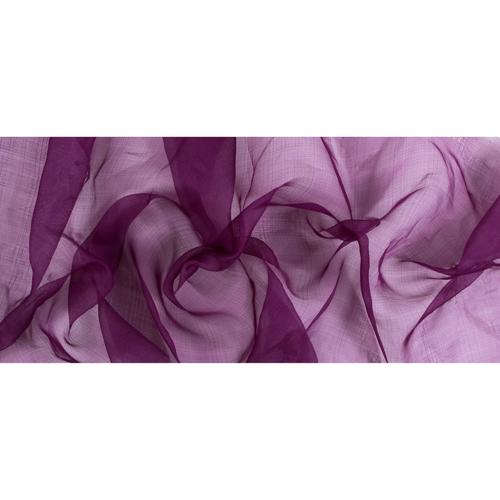 Purple Magic Loosely Constructed Silk Organza - Full Purple Magic Loosely Constructed Silk Organza - Full
