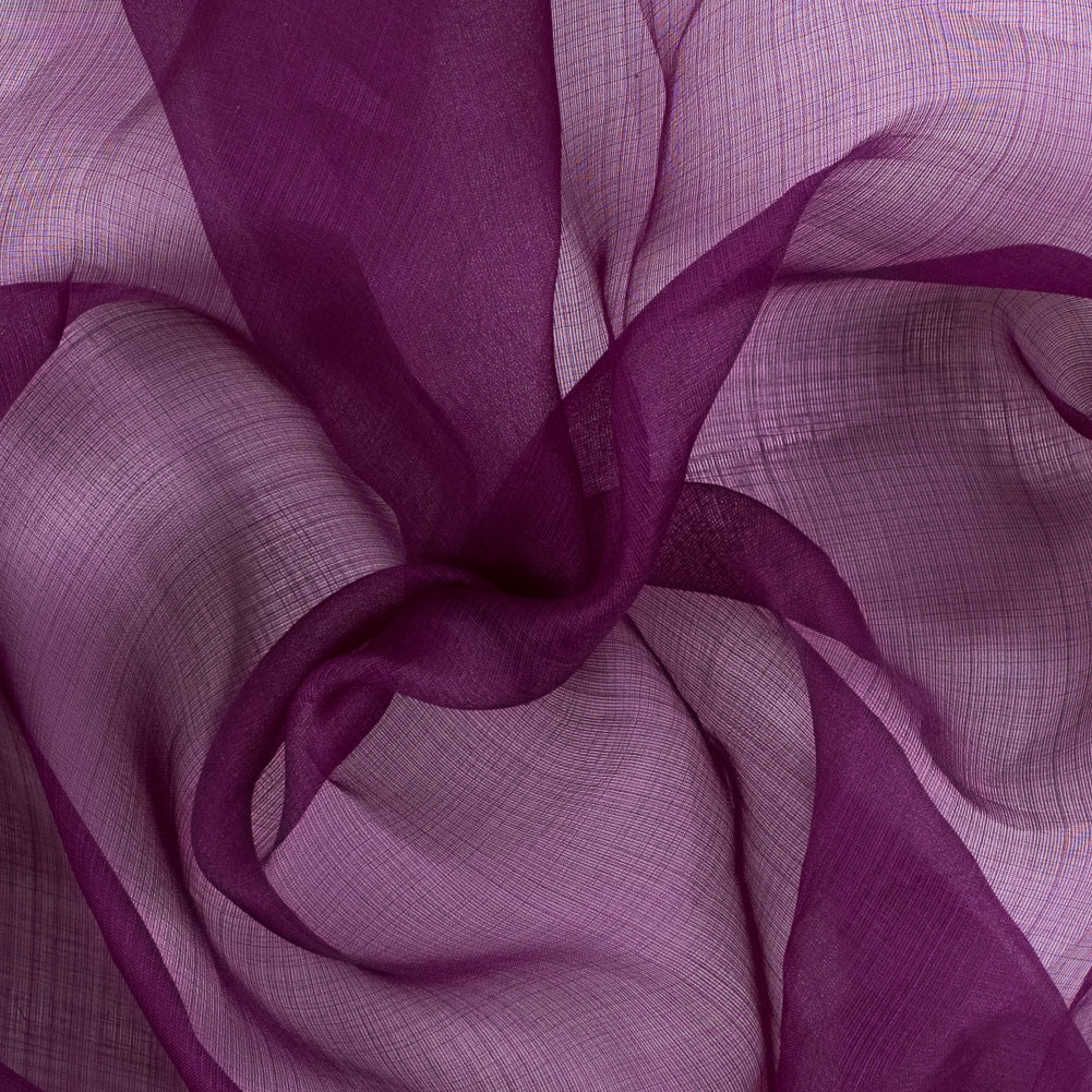 Purple Magic Loosely Constructed Silk Organza Purple Magic Loosely Constructed Silk Organza