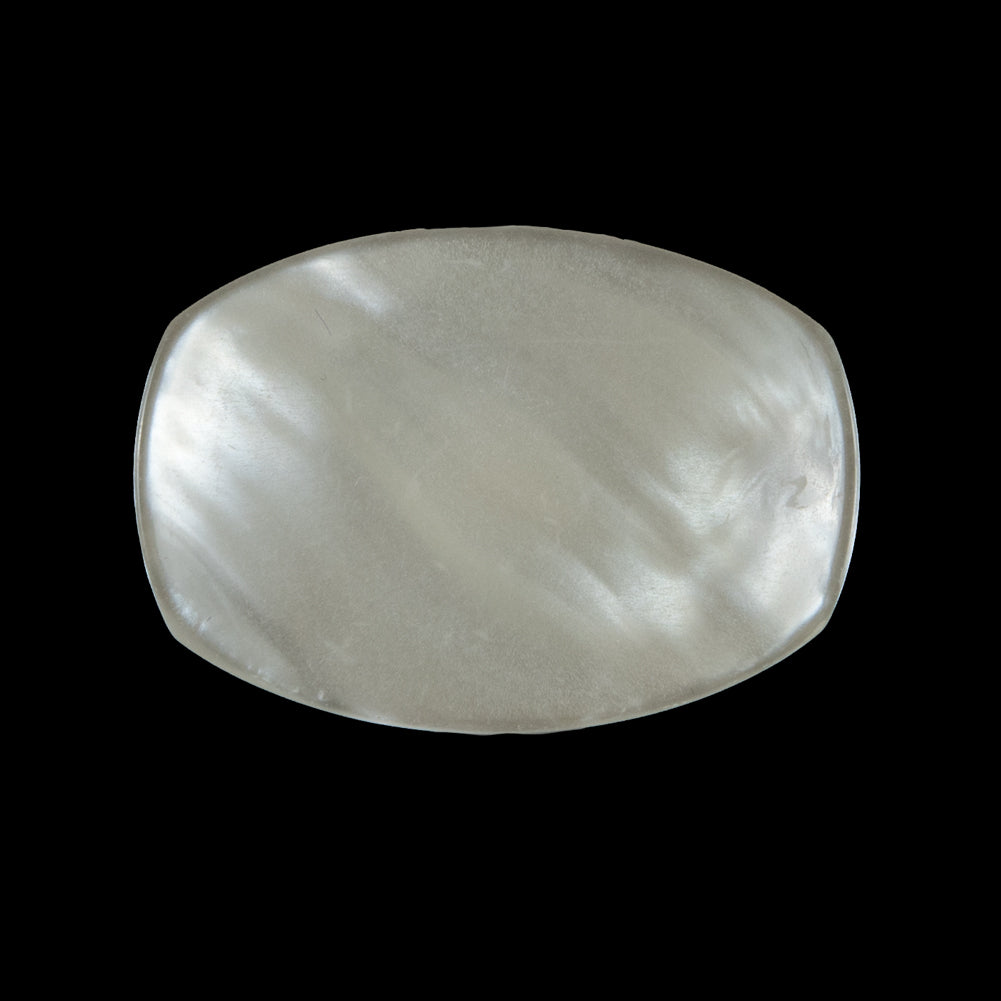 Ivory Iridescent Plastic Button - 44L/28mm Ivory Iridescent Plastic Button - 44L/28mm