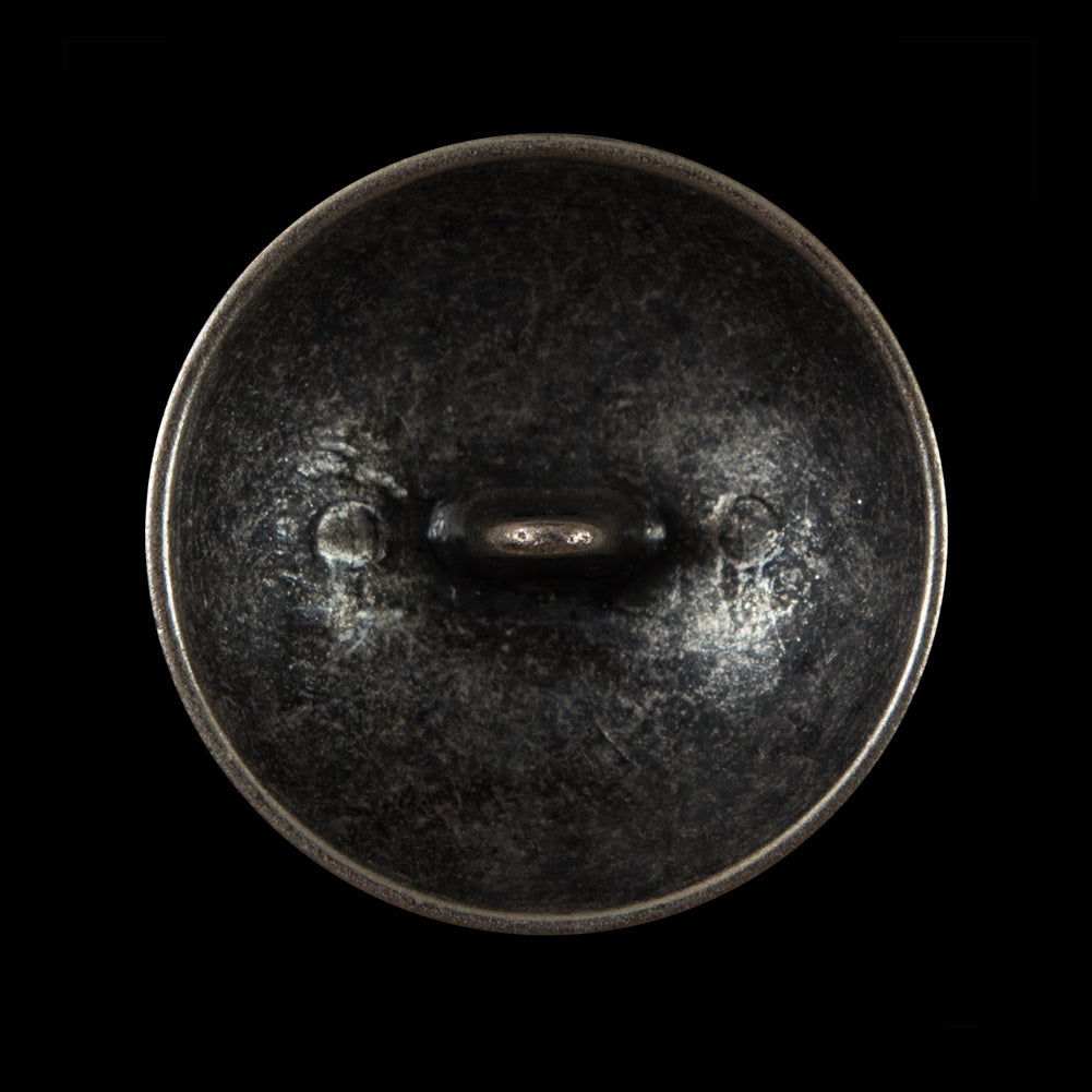 Silver Double Lion Crest Metal Button - 45L/28mm - Detail Silver Double Lion Crest Metal Button - 45L/28mm - Detail