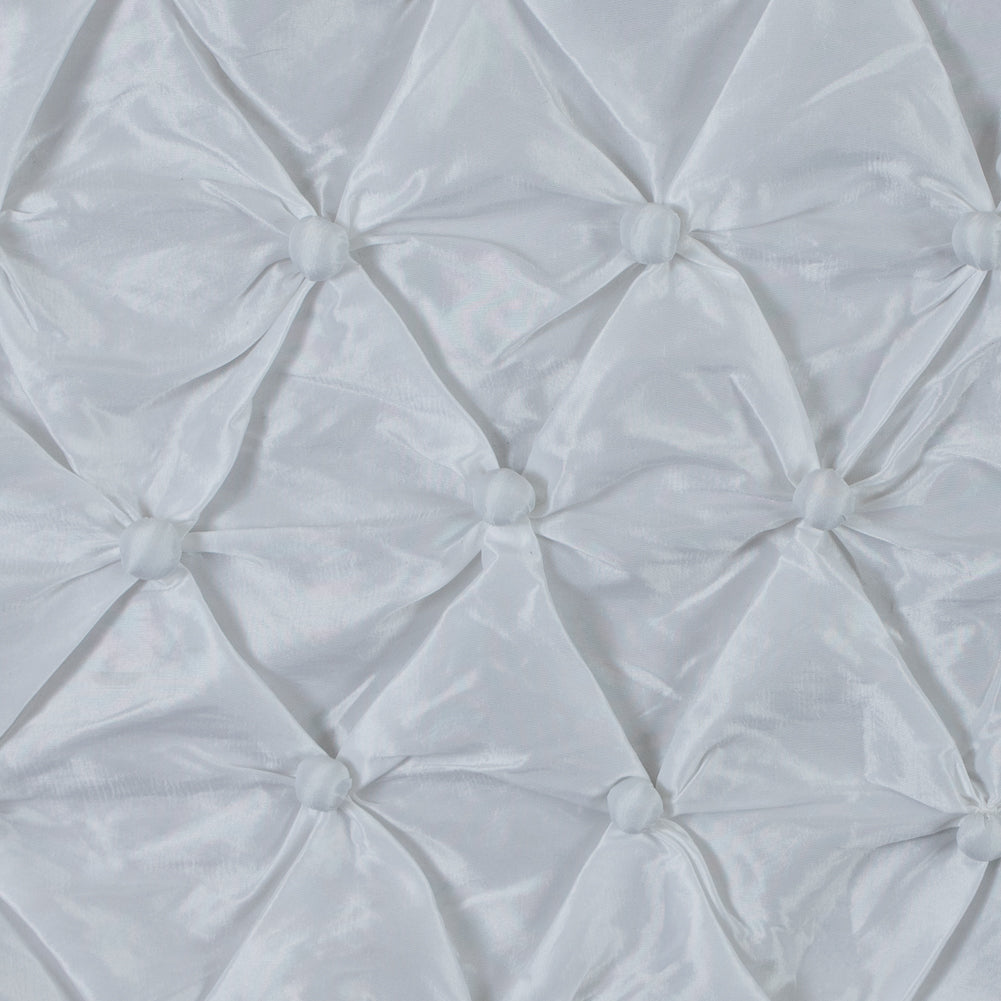 White Button Pintucked Taffeta White Button Pintucked Taffeta