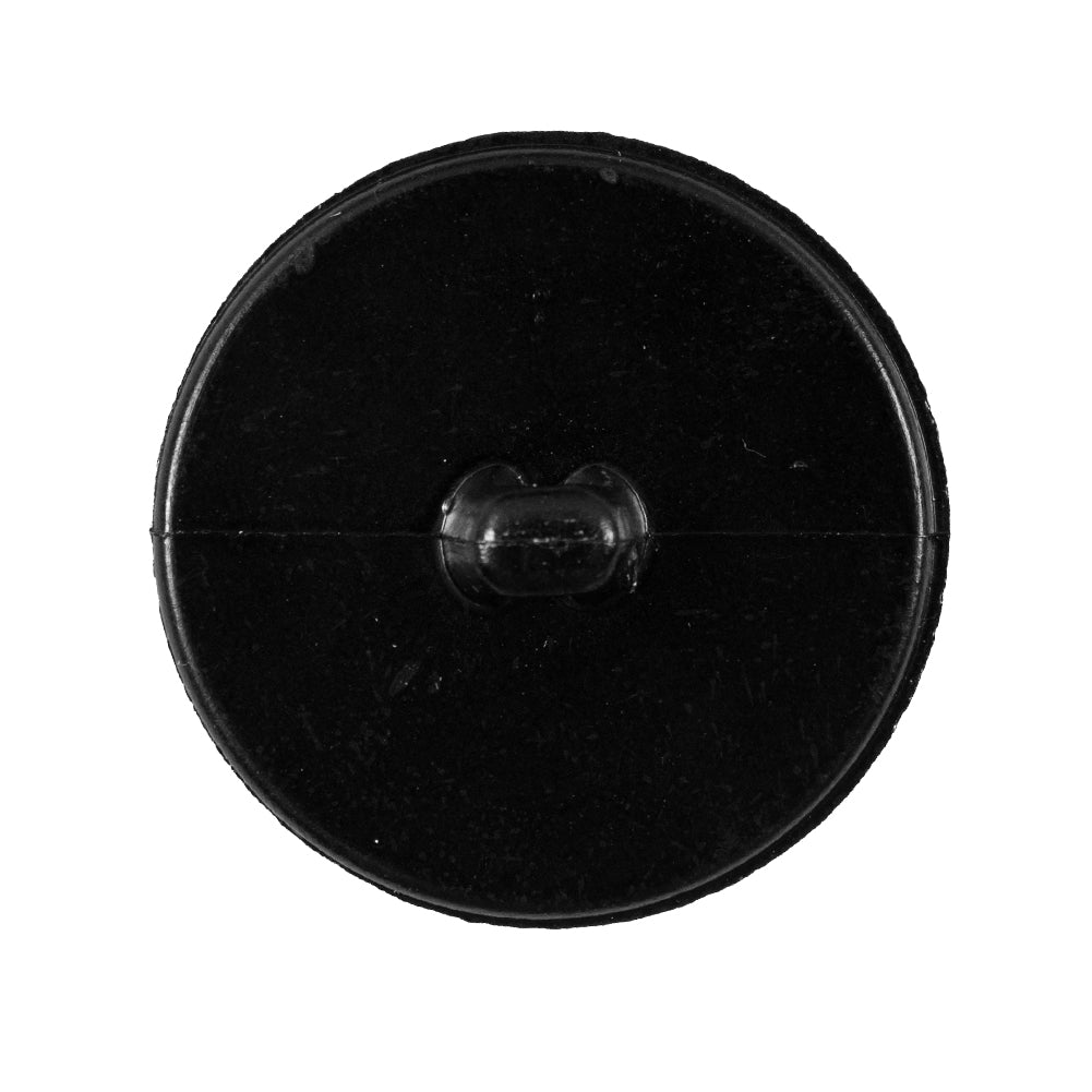Black Knotted Plastic Button - 45L/29mm Detail