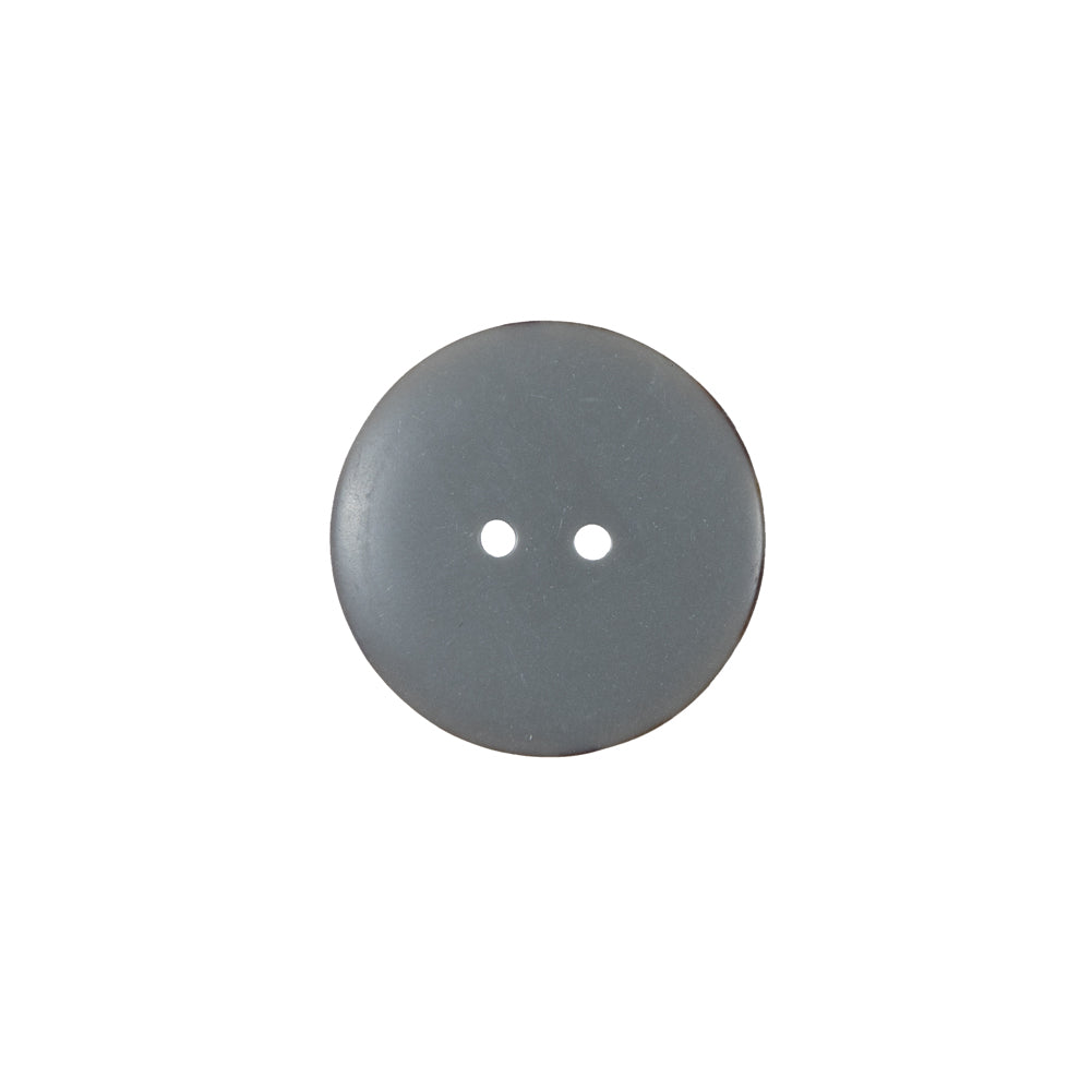Gray 2-Hole Plastic Button - 22L/14mm - Detail Gray 2-Hole Plastic Button - 22L/14mm - Detail