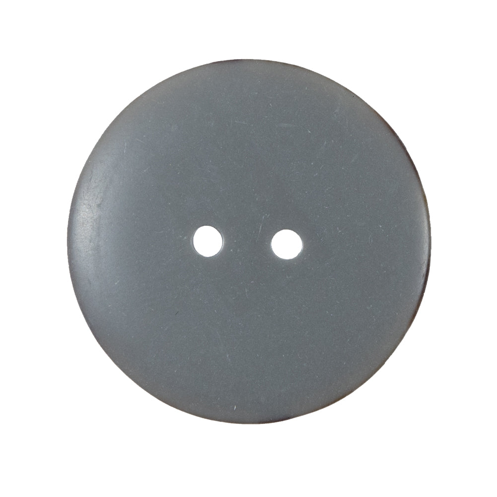 Gray 2-Hole Plastic Button - 44L/28mm Detail Gray 2-Hole Plastic Button - 44L/28mm Detail