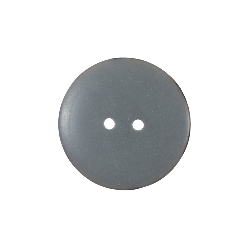 Gray 2-Hole Plastic Button - 36L/22mm - Detail Gray 2-Hole Plastic Button - 36L/22mm - Detail