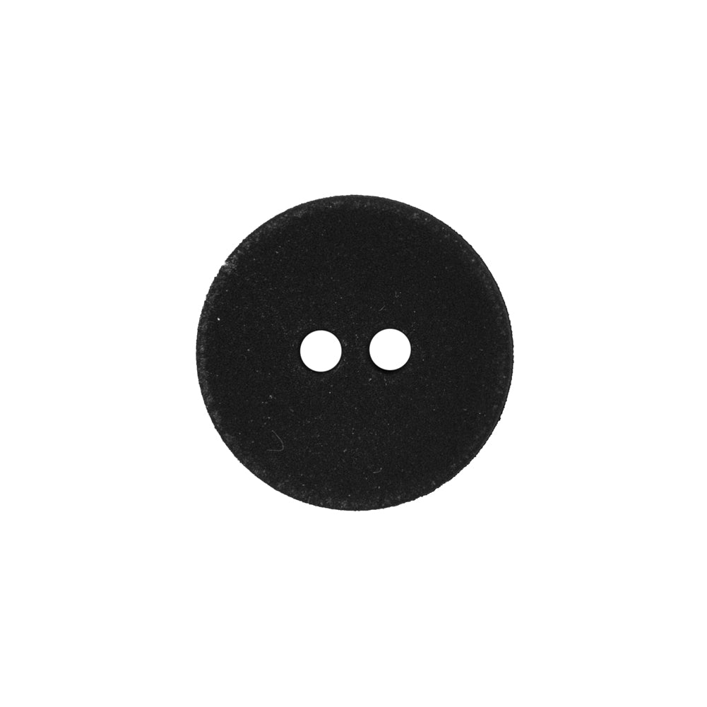 Black Matte 2-Hole Plastic Button - 30L/19mm Black Matte 2-Hole Plastic Button - 30L/19mm