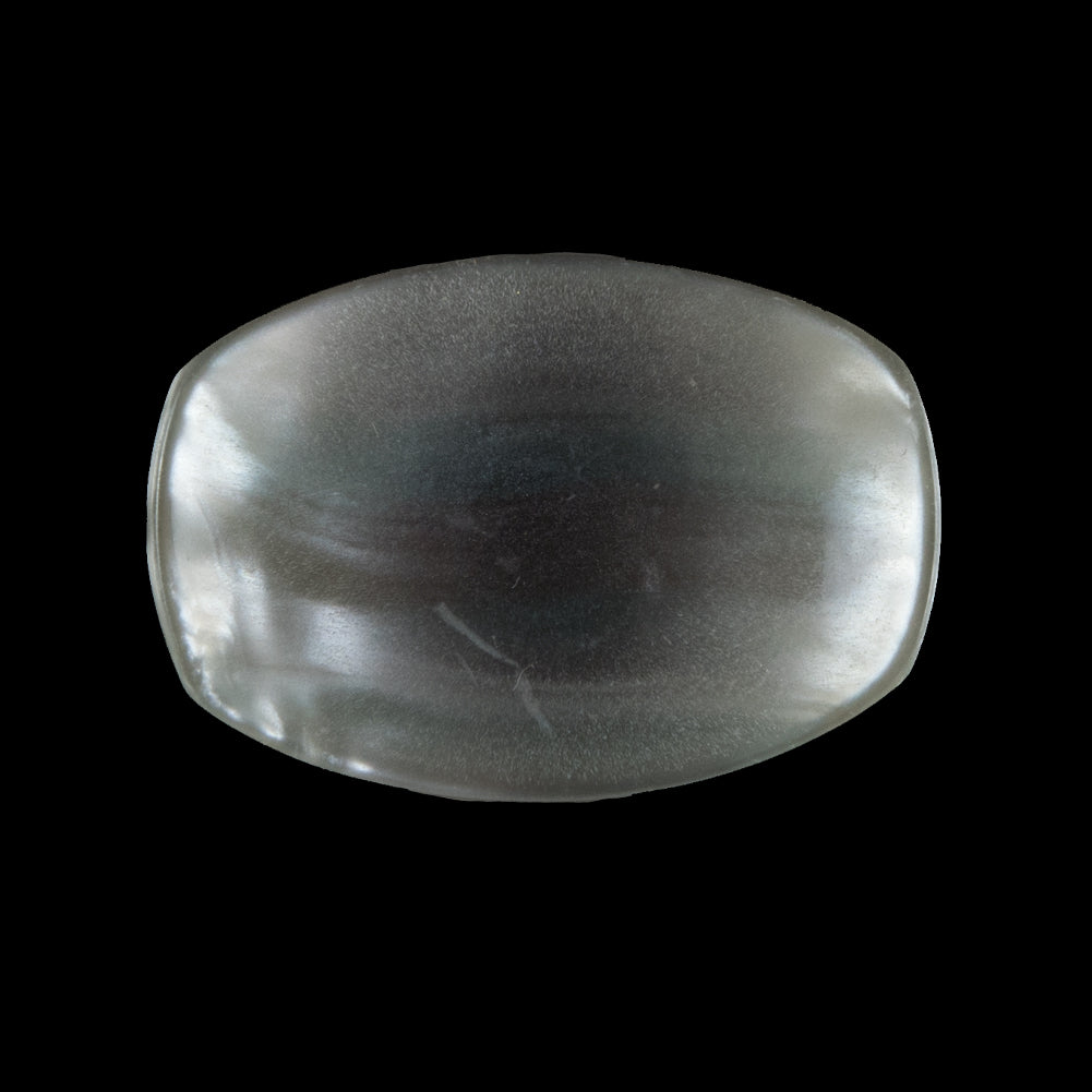 Gray Iridescent Plastic Shank Back Button - 44L/28mm Gray Iridescent Plastic Shank Back Button - 44L/28mm