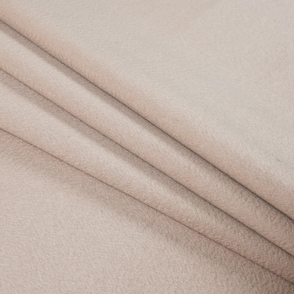 Italian Novelle Peach Cashmere Blended Wool Coating - Folded Italian Novelle Peach Cashmere Blended Wool Coating - Folded