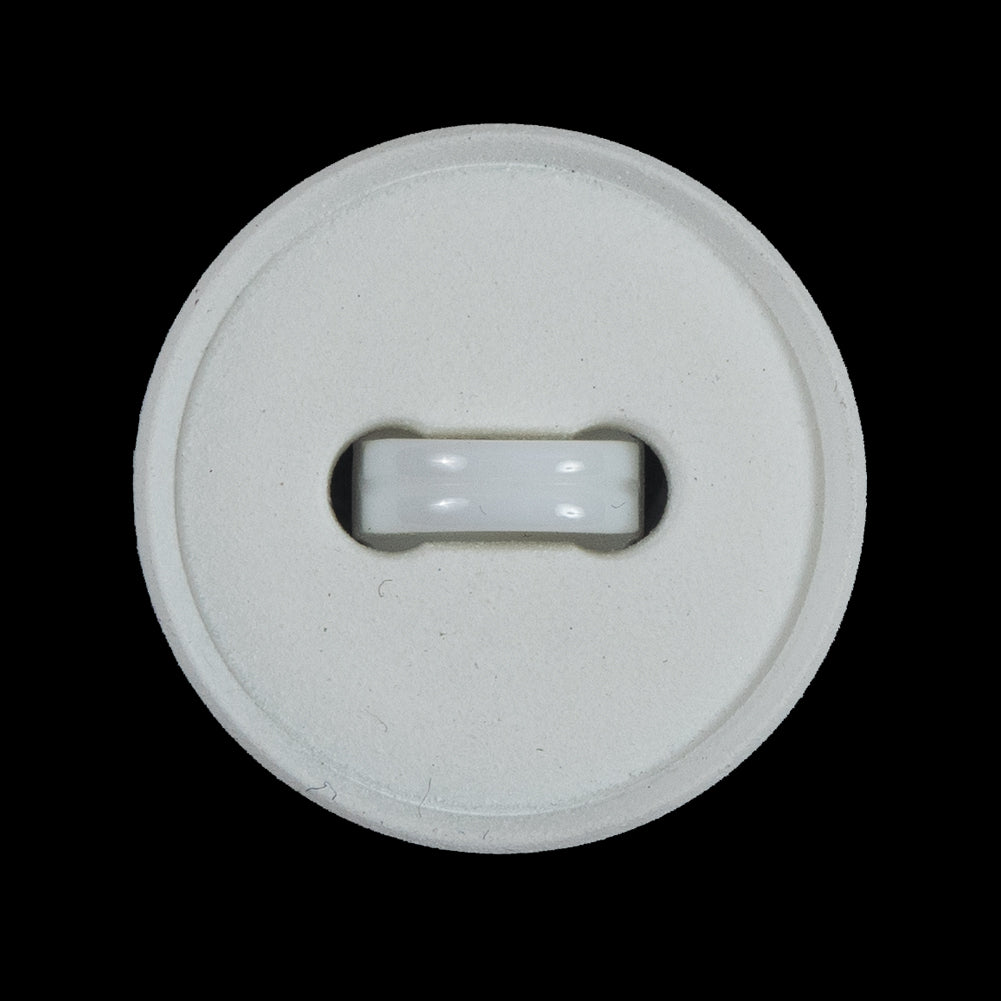 White Textured Shank-Back Button - 45L/28mm White Textured Shank-Back Button - 45L/28mm