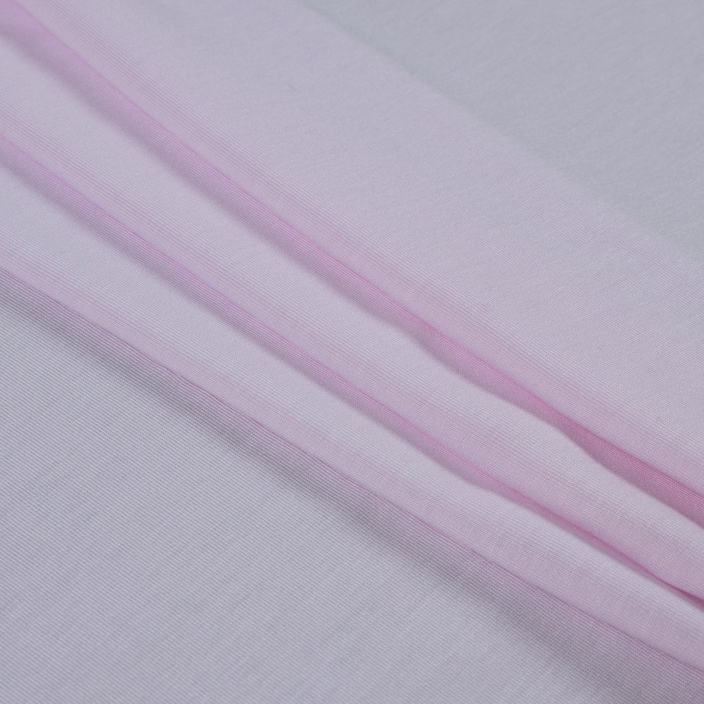 Italian Pink Sheer Rayon Jersey Folded Italian Pink Sheer Rayon Jersey Folded