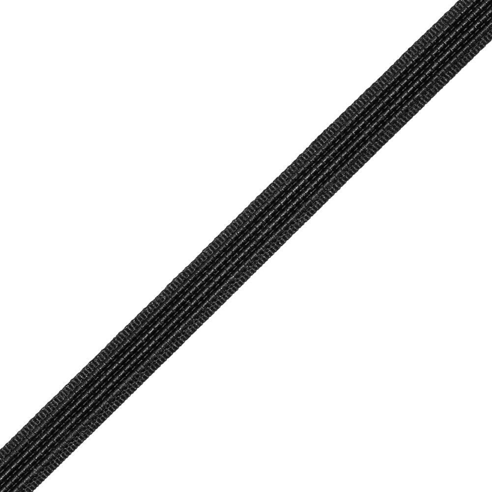 Black Rigilene - 8mm/0.375 - Detail Black Rigilene - 8mm/0.375 - Detail