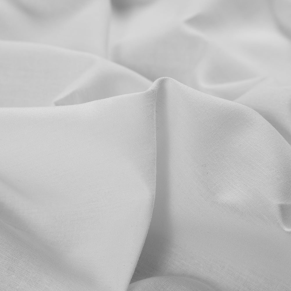 White 45" Cotton Muslin Detail