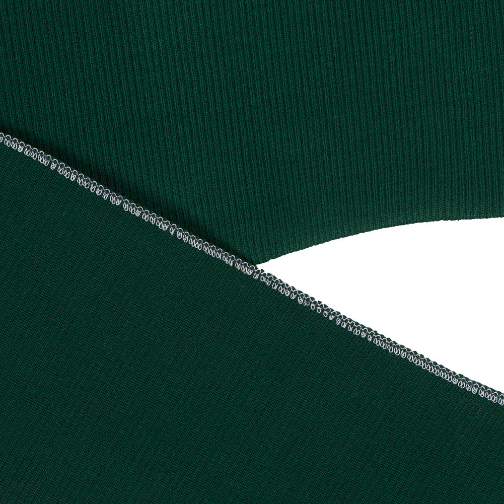 Forest Green Heavy Rib Knit Trim - 7" x 38" Detail Forest Green Heavy Rib Knit Trim - 7" x 38" Detail