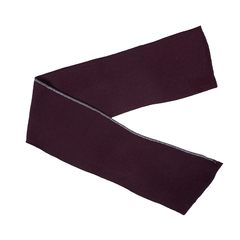 Dark Maroon Heavy Rib Knit Trim - 7" x 38" Dark Maroon Heavy Rib Knit Trim - 7" x 38"