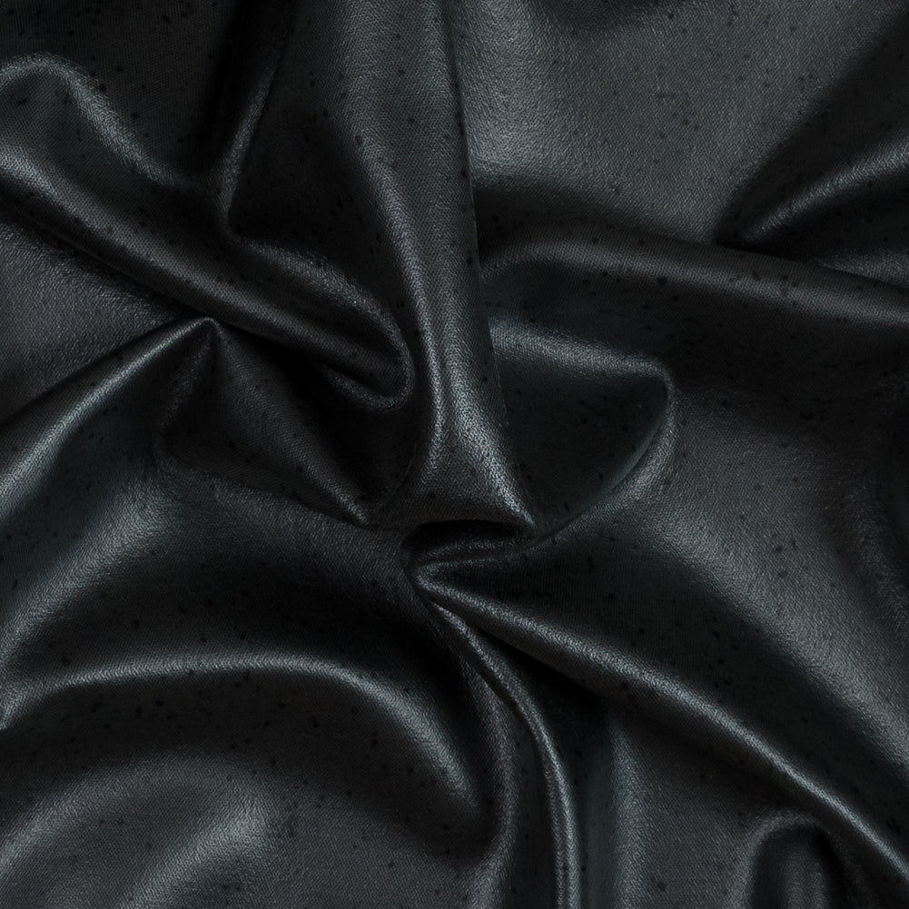 Black Wool Felted Coating with Speckled Laminate Black Wool Felted Coating with Speckled Laminate