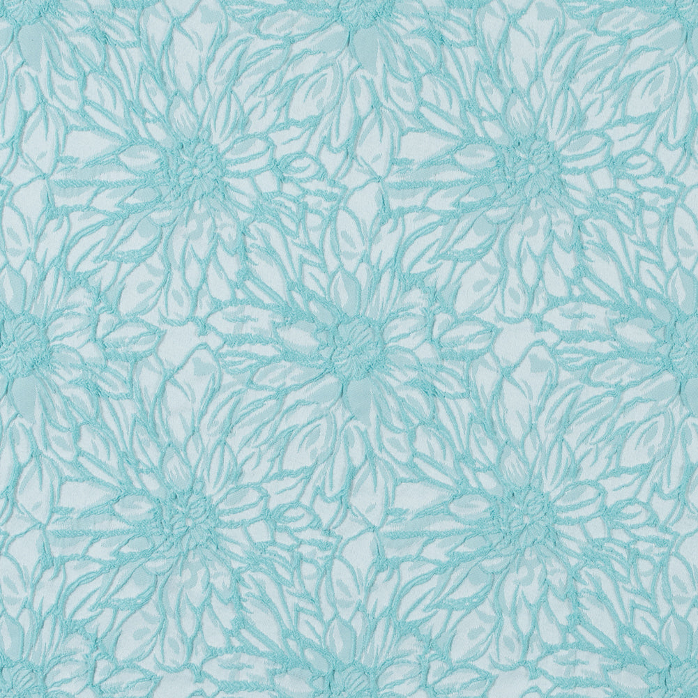 Aqua 3D Floral Jacquard Aqua 3D Floral Jacquard