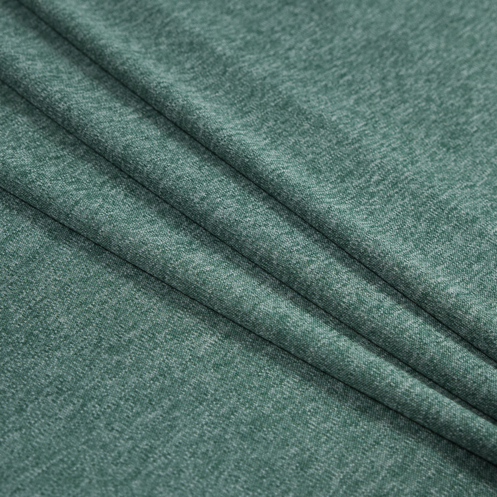 Forest Lightweight Heathered Interlock Jersey Folded Forest Lightweight Heathered Interlock Jersey Folded