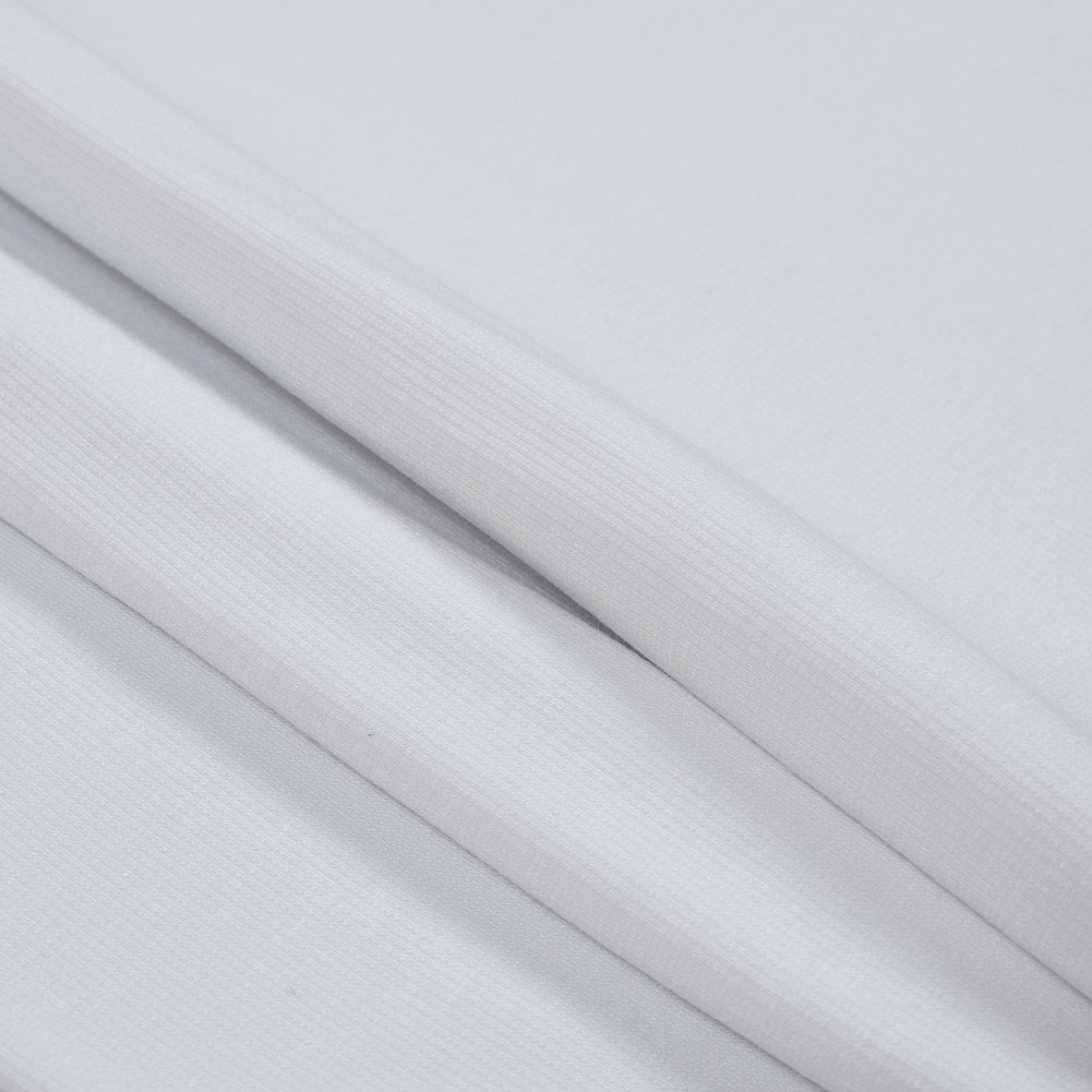 Tubular Bamboo Rib Knit - White Detail Tubular Bamboo Rib Knit - White Detail