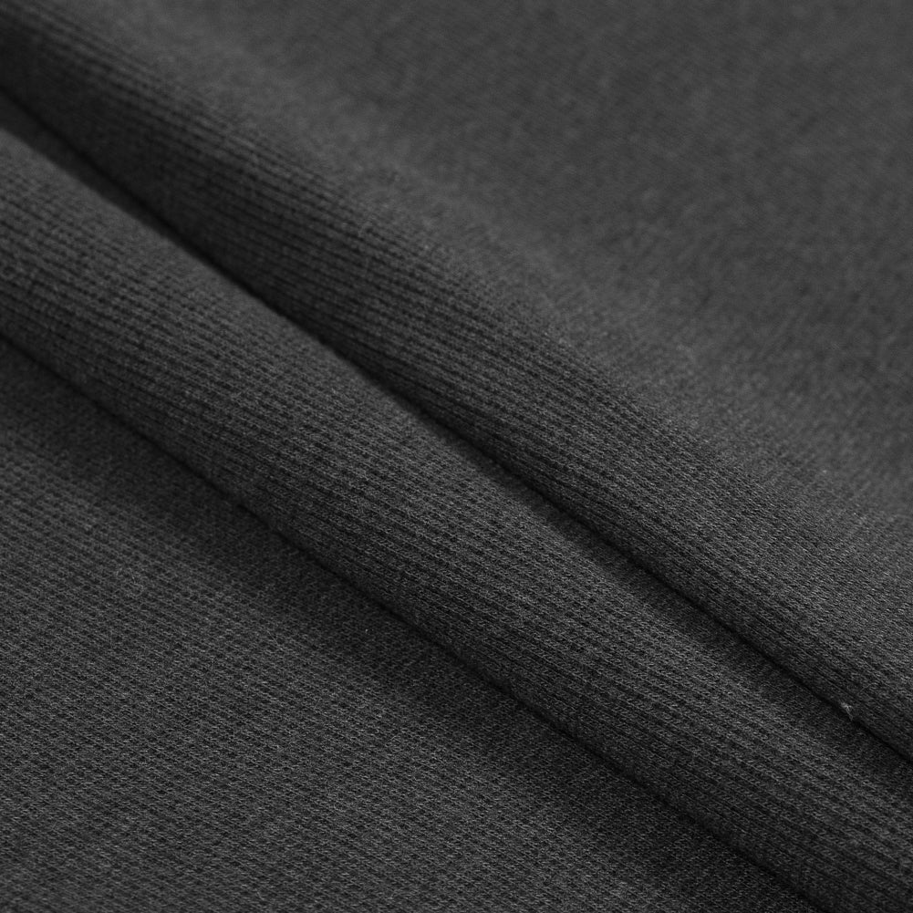 Tubular Bamboo Rib Knit - Black Detail Tubular Bamboo Rib Knit - Black Detail