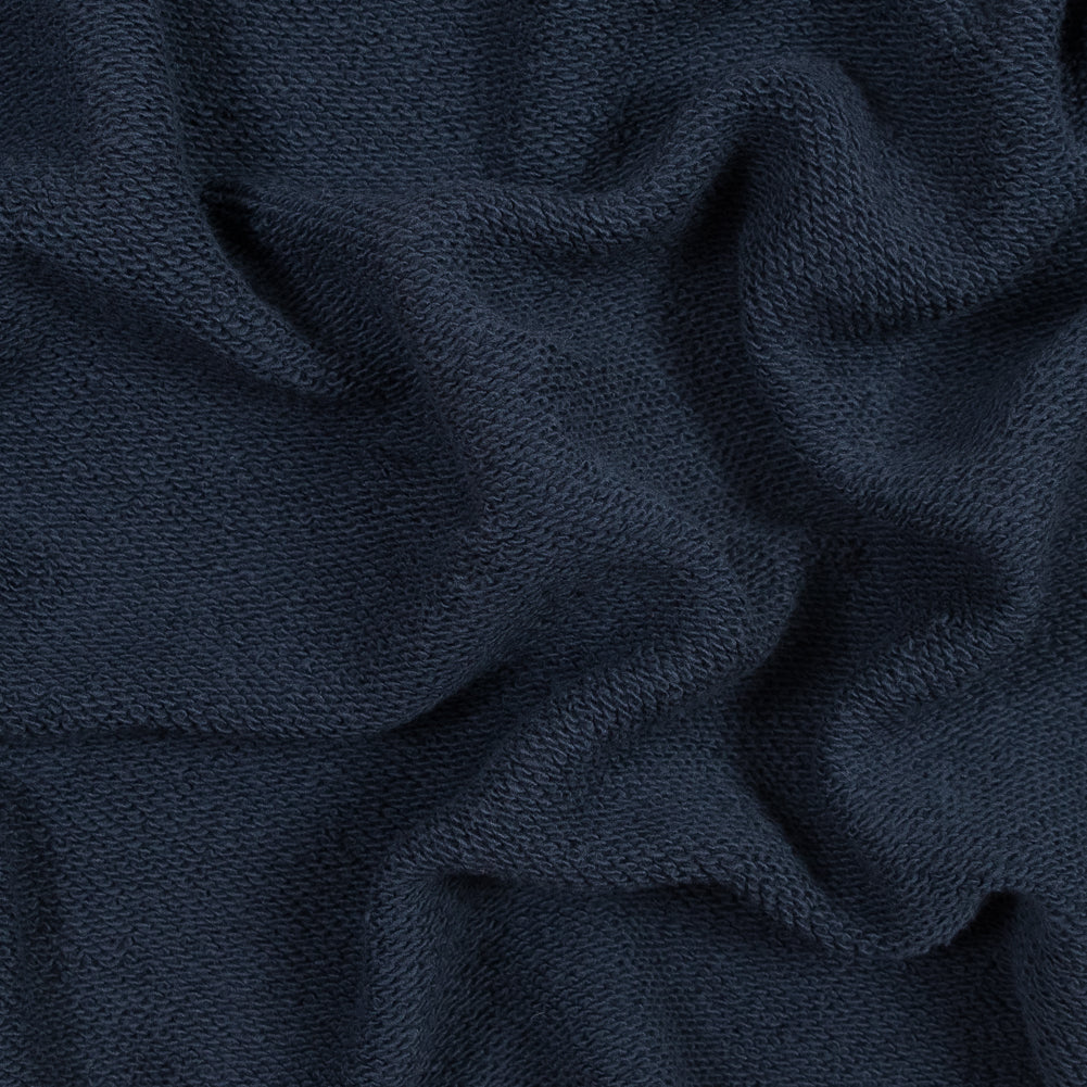 Thick Cotton French Terry - Navy Thick Cotton French Terry - Navy