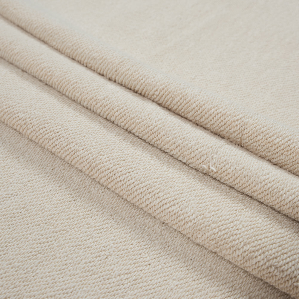Thick Cotton French Terry - Oatmeal Detail Thick Cotton French Terry - Oatmeal Detail