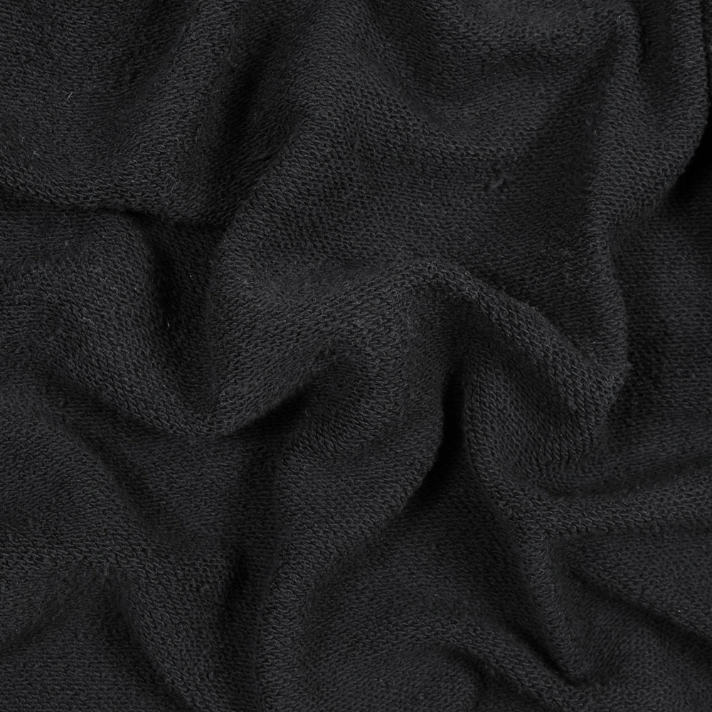 Thick Cotton French Terry - Black