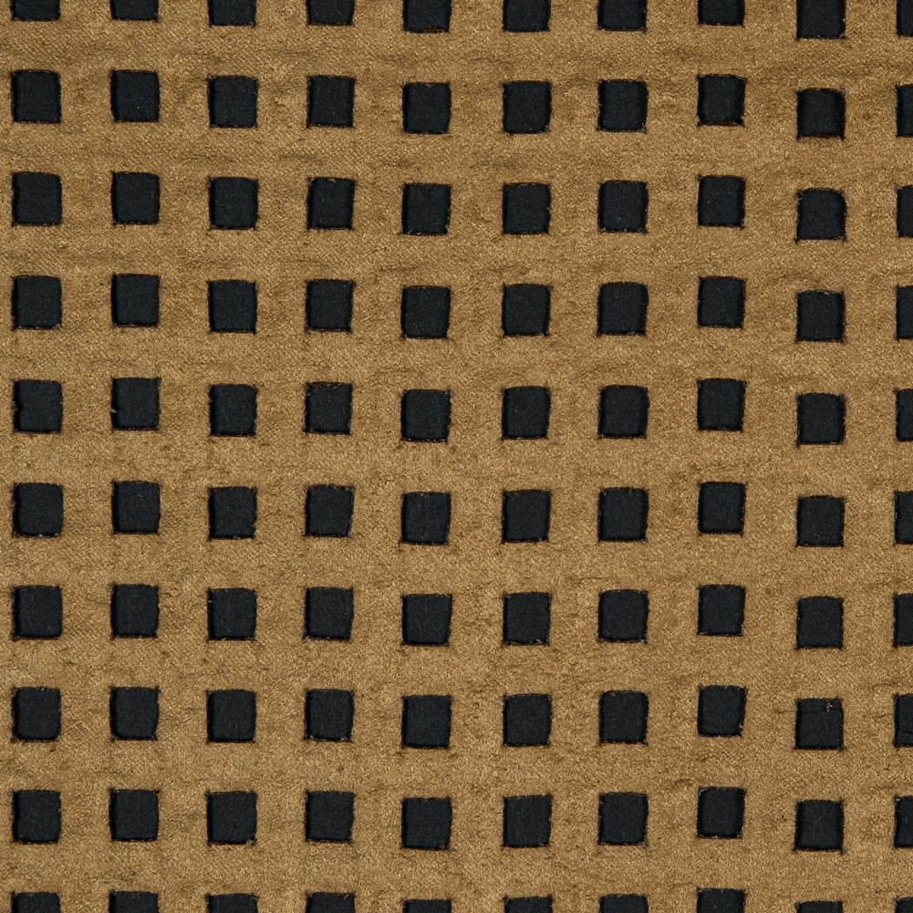 Italian Brown Square Perforated Faux Suede Full Italian Brown Square Perforated Faux Suede Full