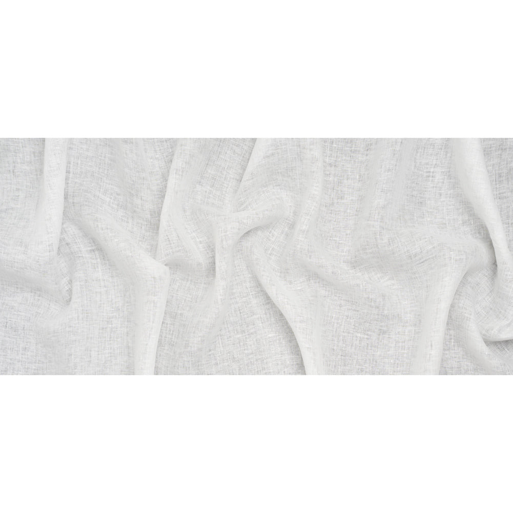 Italian White Crisp Linen Woven - Full Italian White Crisp Linen Woven - Full