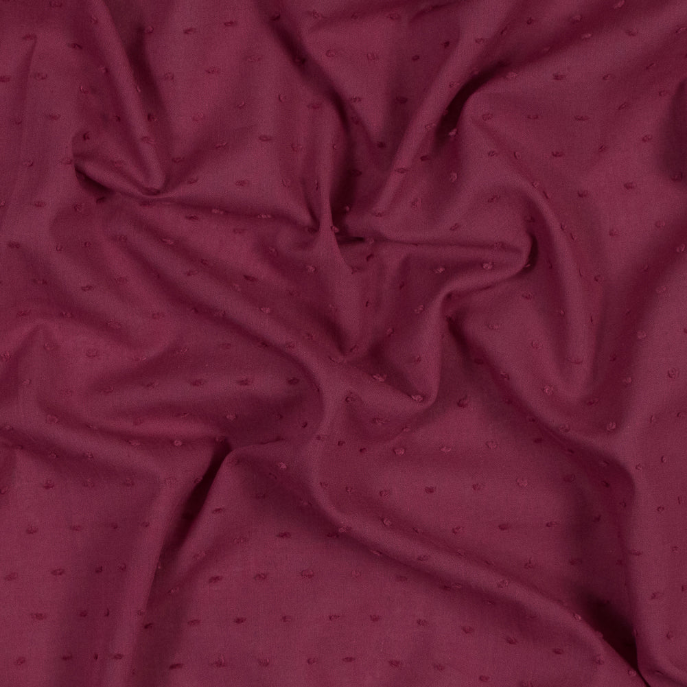 Italian Raspberry Cotton Swiss Dot Italian Raspberry Cotton Swiss Dot