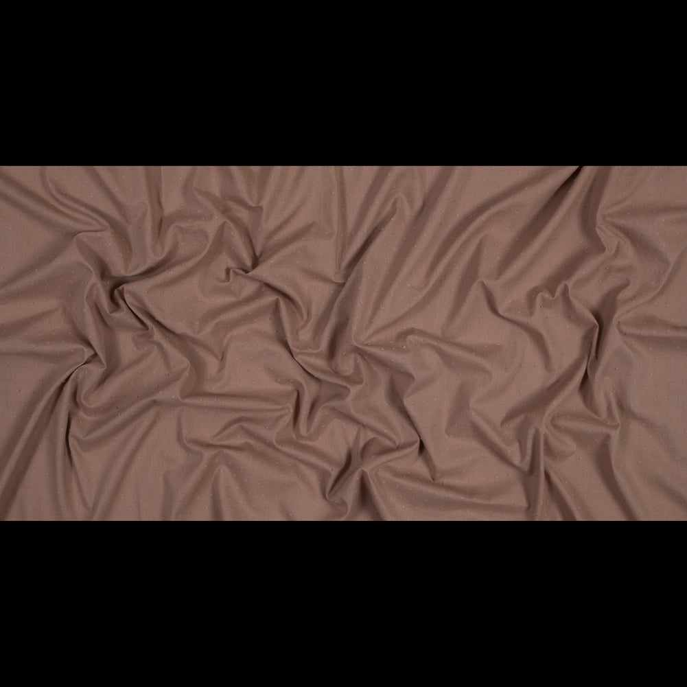 Italian Hazelnut Cotton Swiss Dot Folded Italian Hazelnut Cotton Swiss Dot Folded