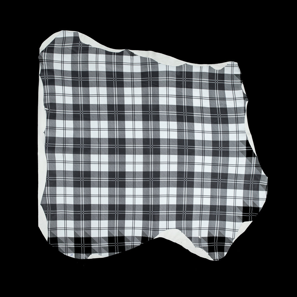 Edun Medium Plaid Stretch Lamb Leather Edun Medium Plaid Stretch Lamb Leather