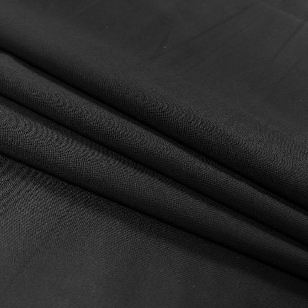 Stretch Ponte Knit - Black - Papilio Collection Folded Stretch Ponte Knit - Black - Papilio Collection Folded