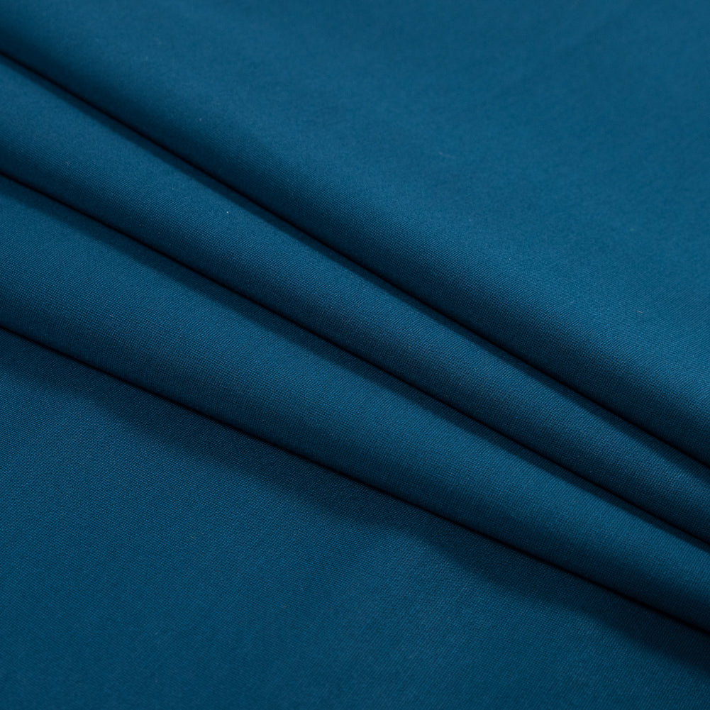 Stretch Ponte Knit - Dark Teal - Papilio Collection Folded Stretch Ponte Knit - Dark Teal - Papilio Collection Folded