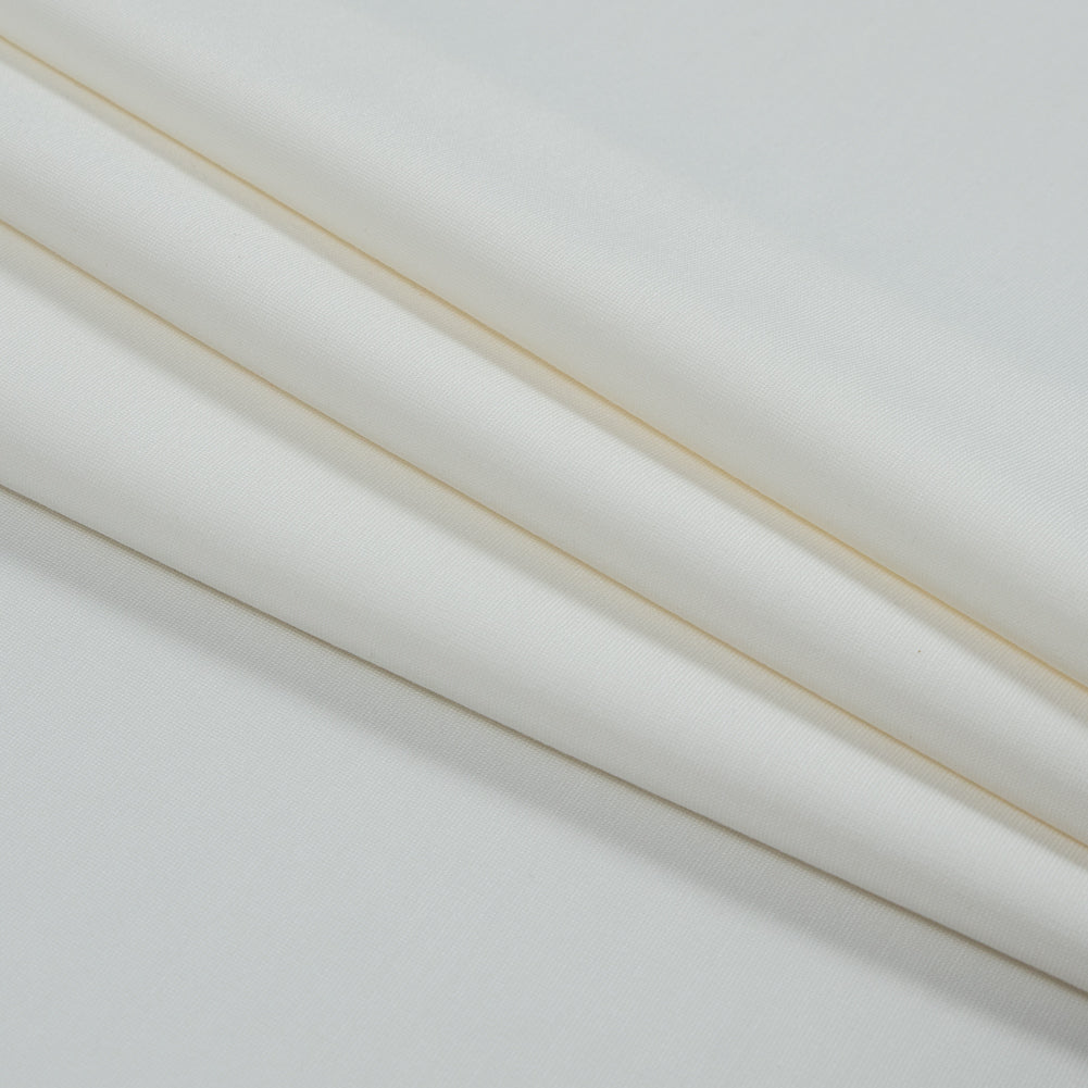 Stretch Ponte Knit - Whisper White - Papilio Collection Folded Stretch Ponte Knit - Whisper White - Papilio Collection Folded