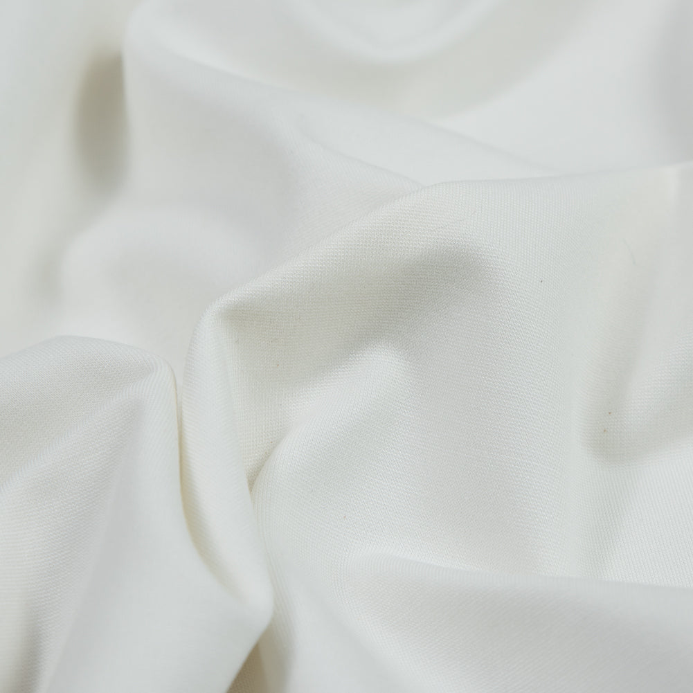 Stretch Ponte Knit - Whisper White - Papilio Collection Detail Stretch Ponte Knit - Whisper White - Papilio Collection Detail
