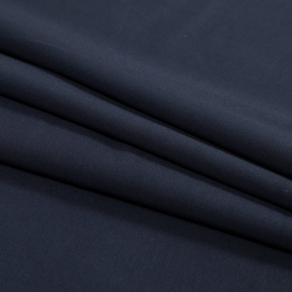 Stretch Ponte Knit - Midnight Blue - Papilio Collection Folded Stretch Ponte Knit - Midnight Blue - Papilio Collection Folded