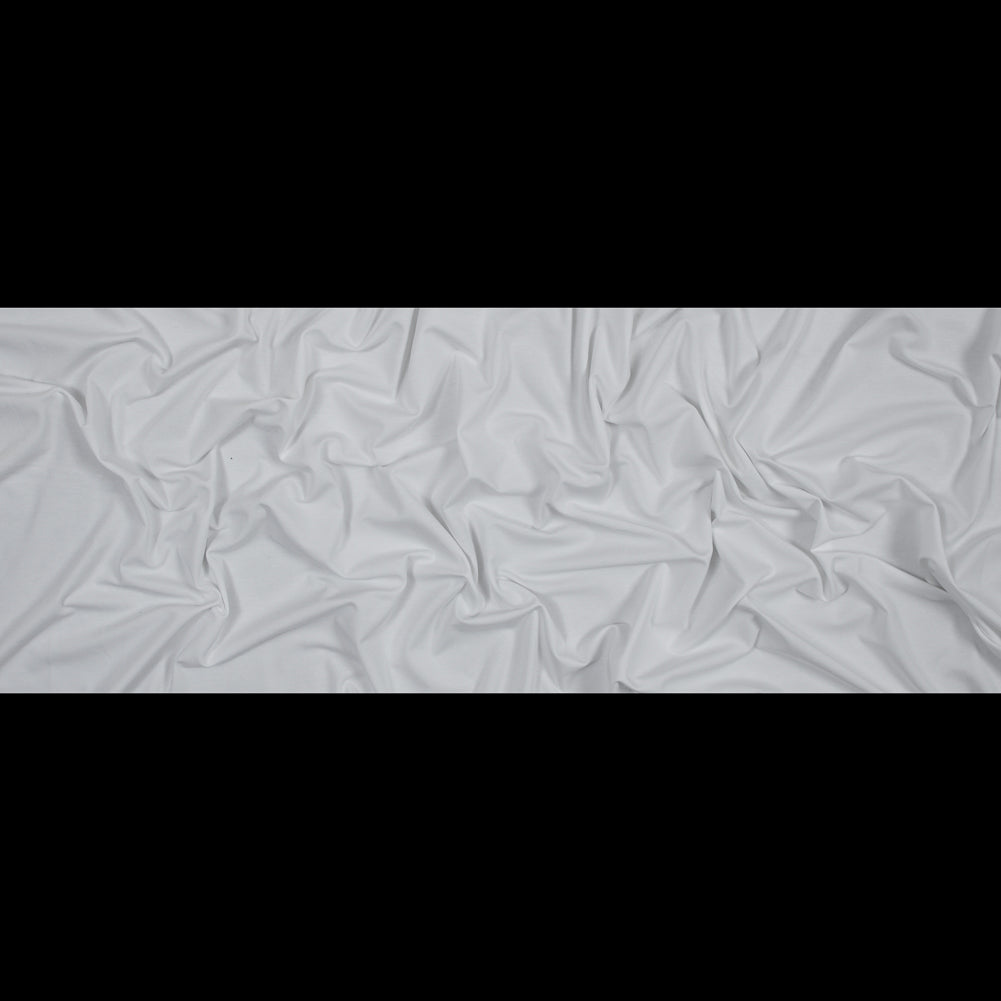 White Stretch Rayon Jersey Full
